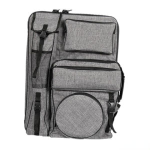 Sketchpad Toolkit Travel Bag Artist Work Bag Backpack Shoulder Bag Black Grey