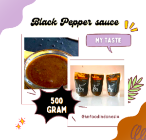 SAUS BLACK PEPPER MY TASTE - SAUS LADA HITAM 500 GRAM
