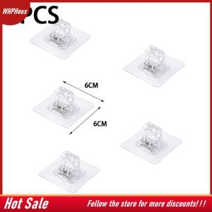 【COD】🔥🔥🔥 Adjustable No Drill Curtain Rod Brackets Self Adhesive Holder for Easy Window Curtain Hanging Rental Home Wall Decor