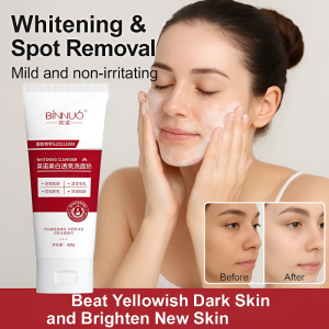 Whitening and Freckle Cleanser Niacinamide Facial Cleanser Lightens Spots Brightens and Removes Yellowness to Improve Dull Skin Tone for Men and Women美白祛斑提亮烟酰胺洗面奶