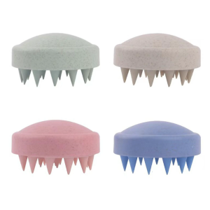 Silicone Bàn chải mát xa da đầu bàn chải tắm tóc tắm Lược ướt và khô bàn chải dầu gội gội đầu lược cho massage đầu