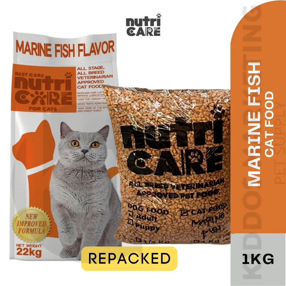 Nutricare Pure Natural Dry Food All Stages Cat Food Repacked 1kg