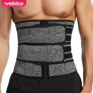 Wellday Waist Trimmer Weight Loss Waist Trainer Body Shaper Slimming Belt Tummy Trimmer Men Womens