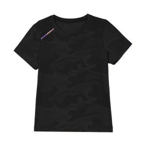 Womens Summer Short Sleeve T-Shirt Loose Fit round Neck Running Outdoor Sportswear Quick Dry Breathable Large Size Top