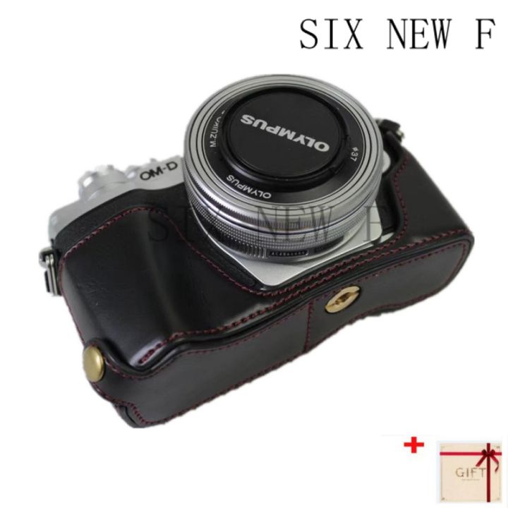 Bao Da Nửa Máy Ảnh Cho Olympus PEN-F EM5 EM10 OM-D E-M5 E-M10 Mark
