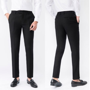 Quần Tây Nam Đen Co Giãn – Form Slimfit Tôn Dáng – Vải Mịn Ít Nhăn – Phù Hợp Công Sở Đi Làm Đi Tiệc