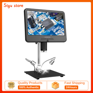 Andonstar AD210 กล้องจุลทรรศน์ดิจิตอล 10.1 นิ้ว LCD ปรับได้สำหรับกล้องจุลทรรศน์ซ่อมอิเล็กทรอนิกส์ PCB/SMD กล้องจุลทรรศน์บัดกรี