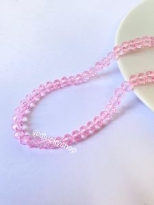 Manik kristal Ceko Mote bahan craft bapao renteng kalung UK 4mm