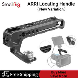 SmallRig Universal ARRI Handle Ergonomic Handle with Locating Holes for ARRI Anti-Off Designed Cold Shoe Adapter 2165C