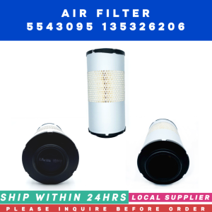 AIR FILTER 5543095 135326206 P629560 AF27867 [LOCAL STOCK SHIP IN 24HRS] FOR PERKINS 4000