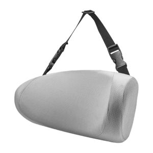 Hamshmoc xe hơi trẻ em tựa đầu đường viền hình chữ V thoáng khí điều chỉnh được hỗ trợ bên cho trẻ em 3-12 tuổi