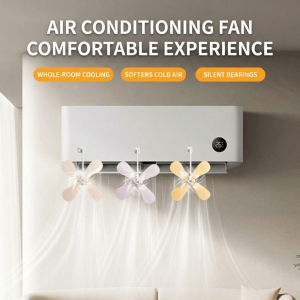 CATEGORY NONSENSE17SE6 3Pcs Anti Direct Blowing Air Conditioning Ventilator Wall Mounted Adjustable Conditioning Guide Fan Windproof Air Conditioner Fan Home