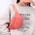 IU MISS Nylon Sports Waist Bag Zipper Large Capacity Nylon Waist Bag Fashion Phone Bag Canvas Crossbody Bag Sports. 