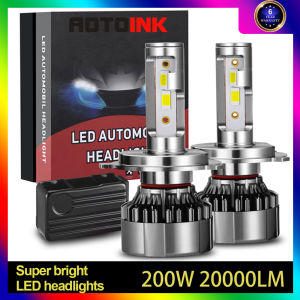 AOTOINK 2PCS H4 H7 H11 20000LM 110W รถ LED ไฟหน้าหลอดไฟ H3 9005 HB3 9006 HB4 H1 LED ไฟหน้าอัตโนมัติ6000K ไฟ LED หมอกรถ Universa 12V 24V