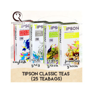 TIPSON Organic Tea & Herbal Infusions "Moringa & Green Tea" (1.5g x 25En) - 80177 - Health Wellness Healthy Living Lifestyle Tea Immune Booster Malunggay Organic Tea