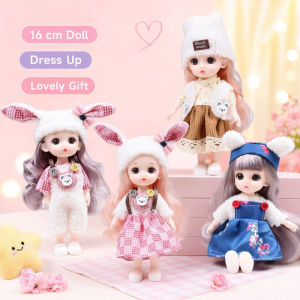 Mini Girls Doll Toys with Movable Joints Mini Doll Gift Fun Princess Doll Toy for Kids Girls Birthday Gift