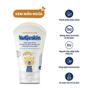 Kem Dưỡng Da KUTIESKIN Chống Ngứa Cho Bé Ngừa Mùi Hôi An Toàn Cho Da Nhạy Cảm 30g  Kutieskin Anti-Itch For Babyskin Cream 30g