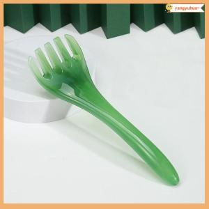 yangyuhua 1PC Scalp Gua Sha For Body Neck Leg Massage Head Massager Acupuncture Point Press Massage Tool