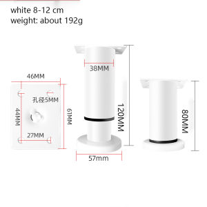 SG STOCK Metal Adjustable Furniture Cabinet Leg 8-42CM Height Telescopic Table Leg Sofa Leg Support Cabinet Foot Coffee Table Leg Bed Leg