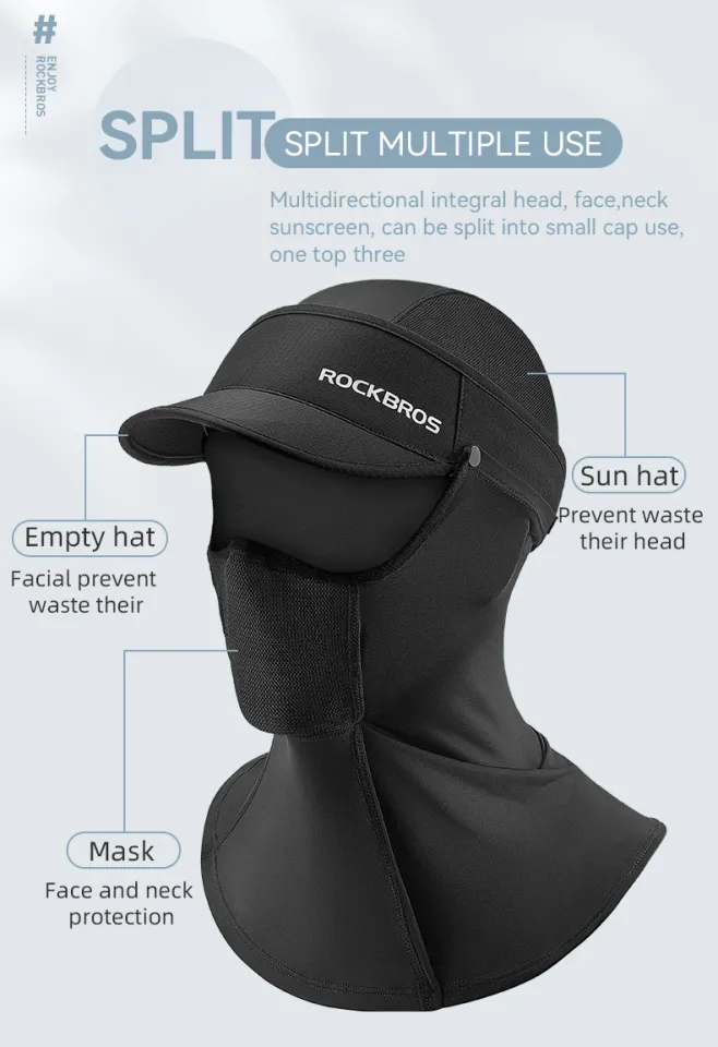 ROCKBROS Balaclava Full Face Mask in Multifunctional Ice Silk