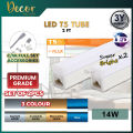 【Super Saver】PREMIUM LED T5 Tube Drop Curve Ceiling Light T5 Light Lampu Plaster Siling Mentol c/w FullSet Conector. 