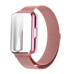 GEEKTHINK Metal Strap+TPU Case for Samsung Galaxy Watch Fit 3 Band Correas Light luxury Bracelet for Samsung Galaxy Fit 3 Watchband Accessories