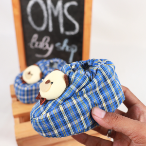 FREE BOX!! Sepatu Boneka Hosana Model Checkered / Sepatu Bayi Baby Shoes Prewalker Cocok untuk Umur 2 - 12 Bulan