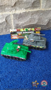 Mainan Anak Mobil Tank Baja Isi 2 Pcs - Mainan Tank Combat - Mainan Tank Tentara - Tank Plastik
