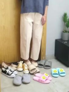 Wall Mounted Shoe Organizer Shoe Rack Slipper Rack Kitchen Organizer Hanging Rack Bathroom Rack