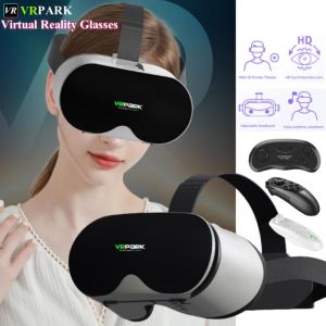 V10 4K Virtual Reality VR Glasses 3D Glasses Google Cardboard Box Headset Helmet for IOS Android Phone 4-6.7"Support Joysticks