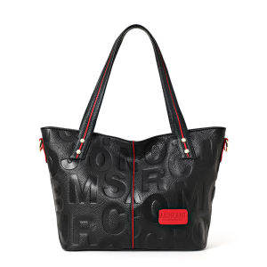 Aidrani  Genuine leather handbag 100% soft cowhide womens fashion letter design bag shoulder bag