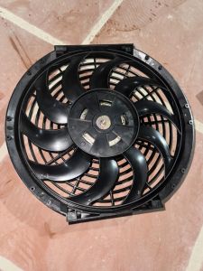 Quạt ô tô 12in cánh cong 12v 24v 30cm