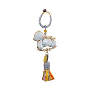 OOC Tassel Horse Year Pendant Chinese Style Good Luck New Year Pendant Spring Festival Home Decor Zodiac Horse Keychain Bag Charm
