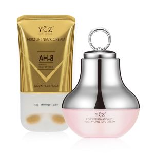 Ycz AH-8 Neck Firming Cream and Red Glow Electric Eye Cream Set 5.99 Fl Oz