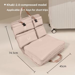 Space-Saving Expandable Travel Organizer for Intimate Apparel & Underwear - Lightweight Hanging Storage Bag 2025