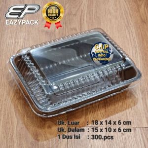 (Grosir/50pcs) Mika Brownis Brownies S New Klip 18×14×6cm EP (EAZYPACK) High Quality.
