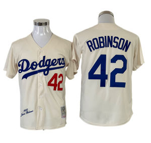 Dodgers Jersey Dodgers Baseball Uniform No. 42 Robinson No. 34 Valenzuela R Jersey