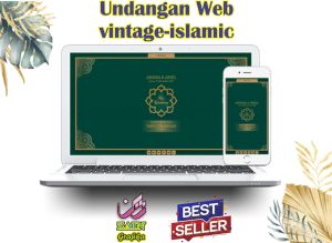 undangan website undangan online undangan digital tema vintage-islamic