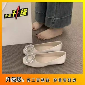 Free Shipping Summer New Style WomenS Shoes Fashionable And Versatile Houndstooth Half-Toe Sandals