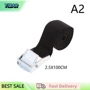 YIBAR Buckle Tie-Down Belt Cargo Lashing Straps For Car Motorcycle Bike With Metal Buckle Tow Rope Strong Ratchet Belt For Luggage Bag