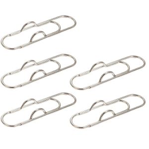 10PCS Portable Metal Pen Holder Clips Paper Fix Clips Journal Document Notebook Pictures Pin Pocket Student Office School Supplies