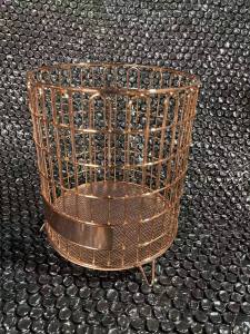 Merkon Large Nordic Iron Rose Gold Storage Rack Cosmetic Storage Shelf Organizer For Living Room Bedroom Bathroom