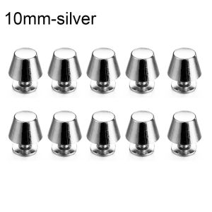 BESTITIT 10set/bag 10/12mm Thủ công hành lý Quần áo / Túi xách / Giày Nghề da Nút vải Đinh tán dây đeo Mái vòm xô Vít đầu tròn Bulong móng rắn