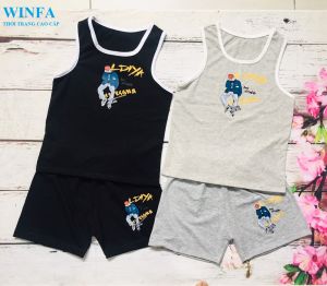 Combo 2 bộ quần áo 3 lỗ trẻ em dành cho bé trai bé gái từ 8-32kg - thun cotton co giãn 4 chiều thấm hút tốt