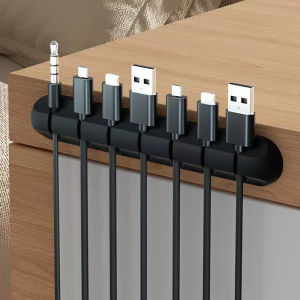 Cuộn Dây Cáp USB Bằng Silicon Máy Tính Để Bàn Cáp Kẹp Đa Năng Sắp Xếp Gọn Gàng Cáp Chủ Cho Dây Tai Nghe Chuột(HCM)