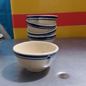 sỉ 30 cái chén viền xanh nhỏ 2 viền xanh