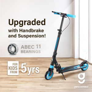 Kids Scooter 2 (Premium) Adjustable Height 75.5-100cm 38cm Handlebar 33cm Deck 145mm Wheels 3.75kg Weight Suitable Ages 5 to 12 Years