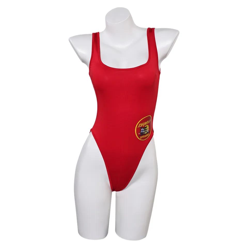 Baywatch Costume Swimsuit Cosplay Disguise Men Shorts Women