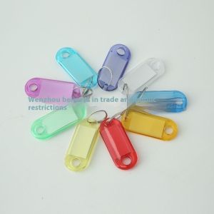 ป้ายสินค้าแฟชั่น DEUKIOพวงกุญแจพลาสติกคริสตัลสีหมายเลขโรงแรมและกระเป๋าเดินทางของโรงแรม