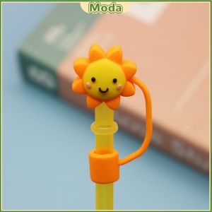 Moda Homehub Straw Cap Silicone Dust-proof Plug Glass Tea Milk Straw Splash-proof Lid